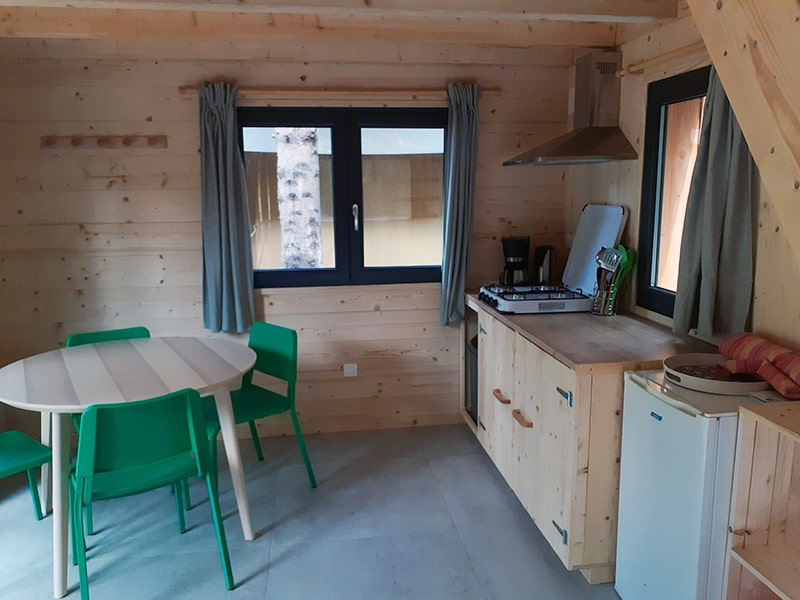 Kampeerhuisje Frankrijk Camping